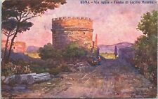 Postal vintage Italia Roma Via Appia Tomba di Cecilio Metella B129 segunda mano  Embacar hacia Argentina