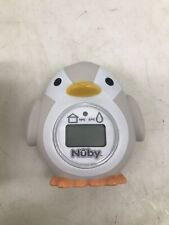 Termometr kąpielowy Nuby dla niemowląt w pingwinie Łatwy do odczytania ekran, uszkodzony na sprzedaż  PL