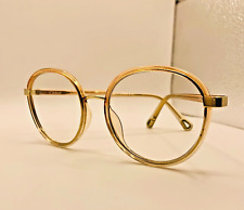 Armações de óculos CHLOE Franky CH0033O 003 51mm cristal laranja ouro rosa redondo anos 70, usado comprar usado  Enviando para Brazil
