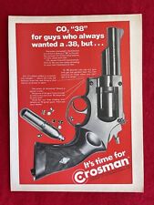 Anúncio vintage 1972 impresso Ad Crosman CO2 .38 comprar usado  Enviando para Brazil