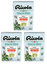 3 pastillas de hierba suiza Ricola Glacier como nuevas calmantes sin azúcar - refrescantes 40 g segunda mano  Embacar hacia Argentina
