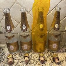 Usado, 2004 2006 2008 Louis Roederer Cristal Champagne botella de cristal vacía con corcho segunda mano  Embacar hacia Argentina