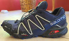 Tamanho 12 - Tênis de corrida Salomon Speedcross 3 masculino trilha - Azul, usado comprar usado  Enviando para Brazil