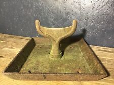Antique Iron Boot Scraper With Drip Tray, used for sale  Shipping to Ireland