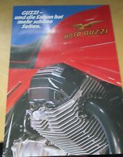 Moto guzzi brochure d'occasion  Expédié en Belgium