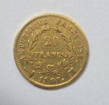 Très rare et très belle pièce de 20 francs or 1808 M Napoleon I, usado segunda mano  Embacar hacia Argentina