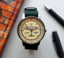 Relógio mecânico POBEDA Aircraft, relógio militar, relógio de pulso masculino vintage, usado comprar usado  Enviando para Brazil