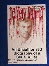 Jeffrey Dahmer Uma Biografia Não Autorizada Boneyard Press Raro comprar usado  Enviando para Brazil