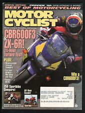 Revista de motocicletas August 1995 - CBR600F3 y ZX-6R prueba de 24 horas segunda mano  Embacar hacia Argentina