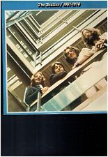 THE BEATLES 1967-1970 2X BLUE VINYL ALBUM LYRIC INNERS, usado comprar usado  Enviando para Brazil