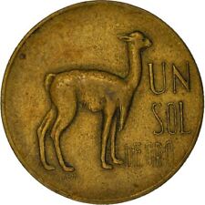 Moneda Perú 1 Sol de Oro | Escudo | Vicuna | KM248 | 1966 - 1975, usado segunda mano  Embacar hacia Argentina