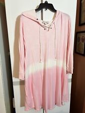 Koolaburra By Uggs Pink Hooded Long Tunic Size 2X for sale  Shipping to South Africa