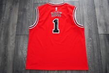 Camisa de basquete Chicago Bulls #1 Derrick Rose NBA Adidas masculina GG vermelha, usado comprar usado  Enviando para Brazil