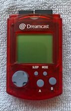 Unidad de tarjeta de memoria visual oficial Sega Dreamcast roja VMU HKT-7000 segunda mano  Embacar hacia Argentina