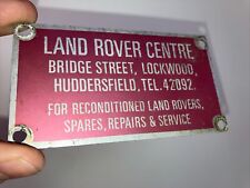 Land rover centre for sale  RUGBY