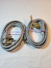 Um par de 3 pinos cabo de alimentação secador elétrico universal 4 pés, 3 fios, 30 ampères comprar usado  Enviando para Brazil