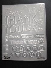 4x6 sizzix embossing for sale  POOLE