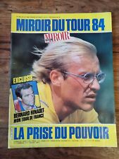 Magazine MIROIR DU CYCLISME vélo N°356 1984 BERNARD HINAULT tour 84, occasion d'occasion  Laillé