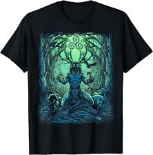 NUEVO LIMITADO Cernunnos Irlandés Celta Pagana Mitología Escocesa Wicca Camiseta segunda mano  Embacar hacia Argentina