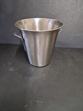Used, VINTAGE STAINLESS STEEL CHAMPAGNE ICE BUCKET COOLER WHITE WINE BAR GUY DEGRENNE for sale  Shipping to South Africa