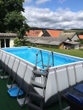 schwimmbecken pool komplettset gebraucht kaufen  Hosenfeld