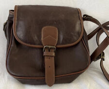 Vintage brown leather for sale  CRAMLINGTON