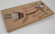 Vintage Navajo Sand Painting on Chipboard - Signed - Healing for sale  Shipping to South Africa