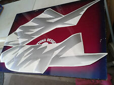 Used, CBR SILVER LARGE FAIRING PANEL CUSTOM PAIR GRAPHICS DECALS STICKERS for sale  Shipping to South Africa