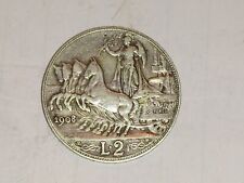 2 lire 1908 usato  Varallo Pombia