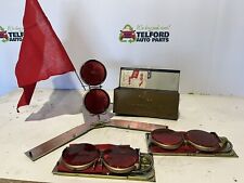 Kit de emergencia reflector rojo Vari-Flare caja de metal automático clásico coche Stimsonite de colección segunda mano  Embacar hacia Argentina