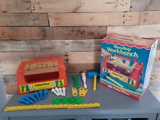 Vintage 1980 Fisher Price Woodtop Kit de Ferramentas de Bancada de Trabalho de Plástico #927 Caixa Original comprar usado  Enviando para Brazil