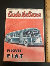 L'automobile revista de carros italiana 1939 Siata Torino caminhões Fiat Bus comprar usado  Enviando para Brazil