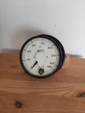 Vintage watt meter for sale  UK