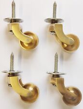 Screw castors solid for sale  Shipping to Ireland