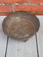 Antique copper bowl for sale  POOLE