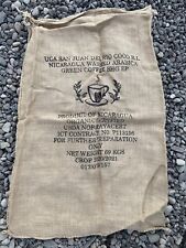 Nicaragua organic burlap for sale  Austin