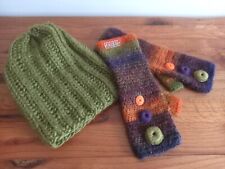Handknitted fingerless mittens for sale  SCUNTHORPE