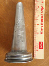 Vintage MOBILOIL GARGOYLE "A" Motor Oil Bottle Metal Spout With Vent Tube for sale  Shipping to South Africa