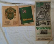Werbeflyer rar Hindenburg - Sammelbilderalbum  1934 Werbung Zigaretten selten gebraucht kaufen  Krumbach