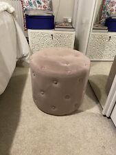 Velvet chesterfield footstool for sale  STOKE-ON-TRENT