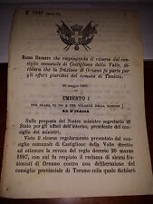 Regio decreto 1888 usato  Italia