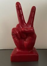 Ceramic red peace for sale  Boca Raton