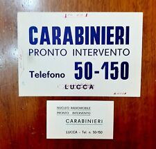 Carabinieri bozzetto per usato  Lucca