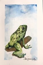 Used, Original Watercolor Painting “A Lone Frog” for sale  Canada