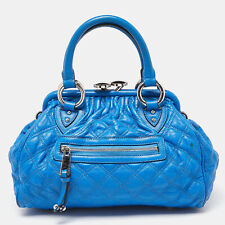 Mini bolsa satchel Marc Jacobs couro azul comprar usado  Enviando para Brazil