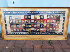 German antique Very rare Silk Painting collectibile FLAGS  P.Kirchhoff 1933-1945 na sprzedaż  PL