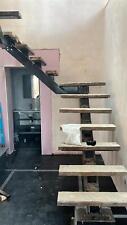 Metal staircase wooden for sale  BLACKBURN
