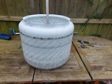 Fire Pit, Wood Burner - washing machine drum white enamell larger than normal, used for sale  Shipping to South Africa