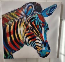 Zebra wall art for sale  Capac
