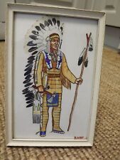 Indian chief watercolour for sale  LISBURN